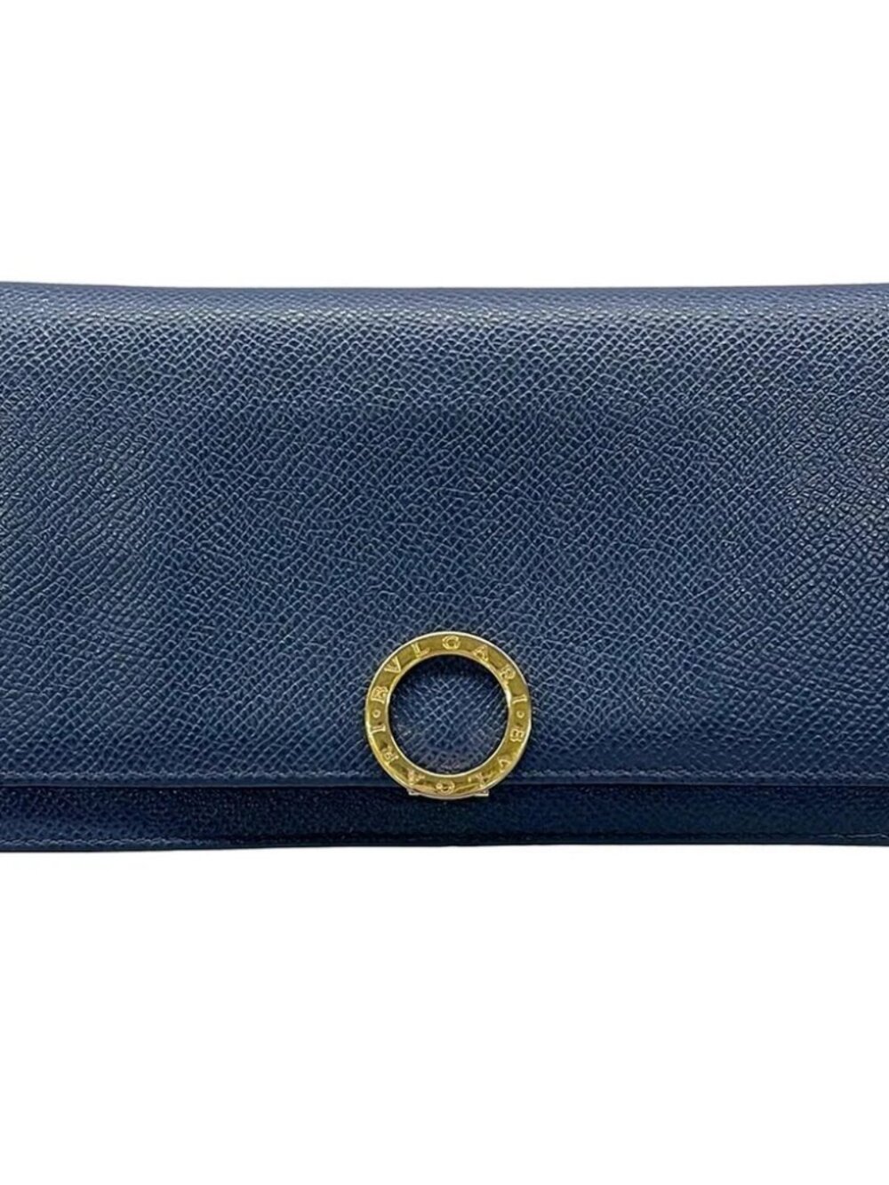 BVLGARI Bvlgari Bvlgari 284844 Blue Turquoise Leather Long Wallet